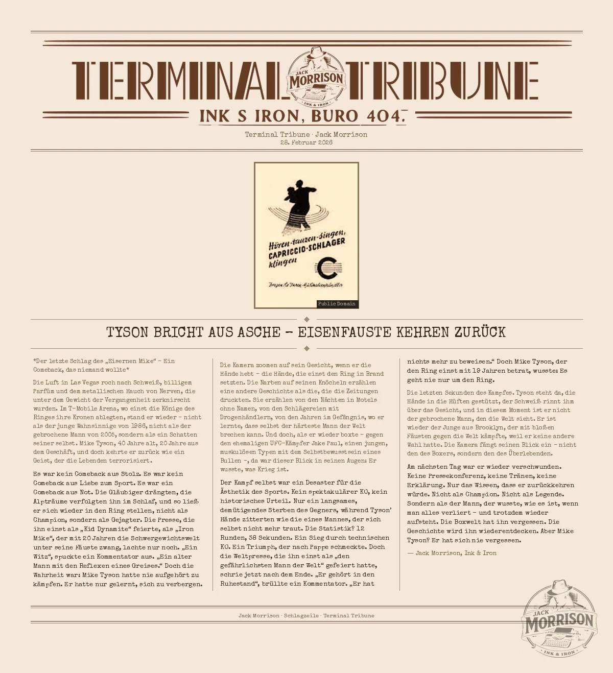 Tyson bricht aus Asche – Eisenfauste kehren zurück