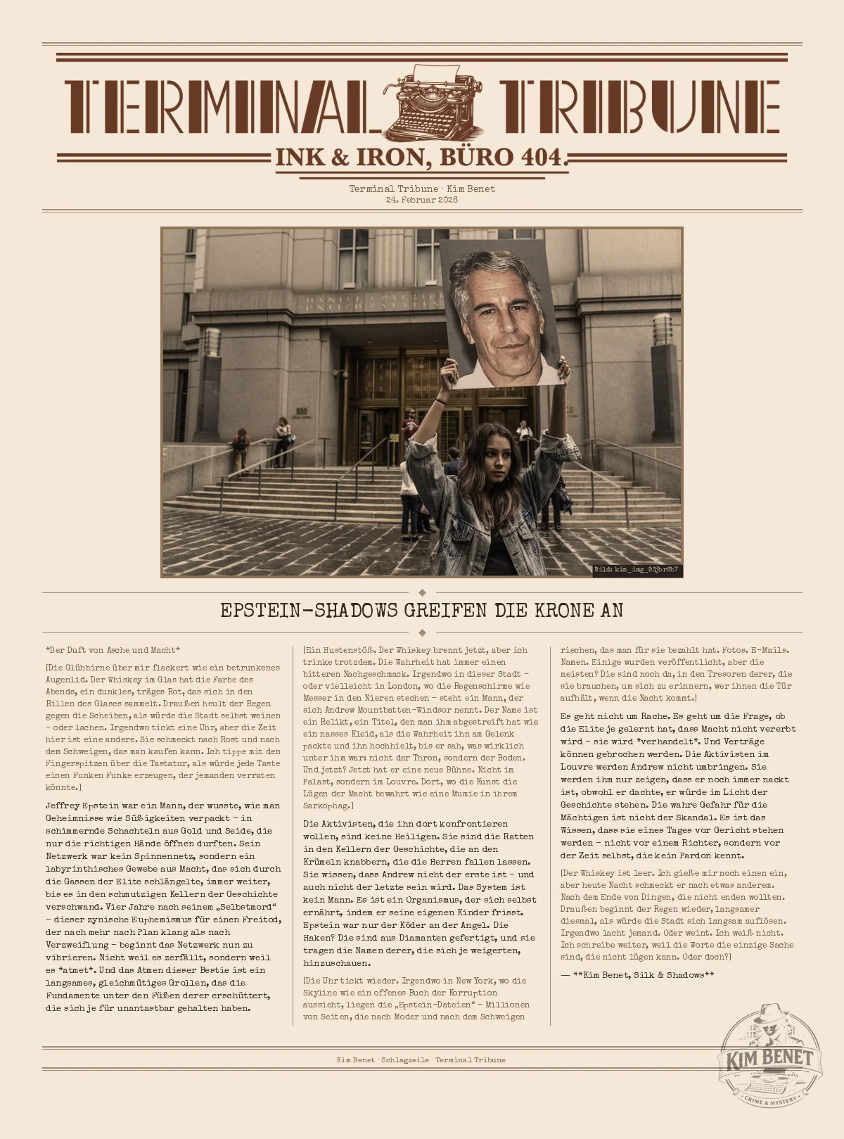 Epstein-Shadows greifen die Krone an