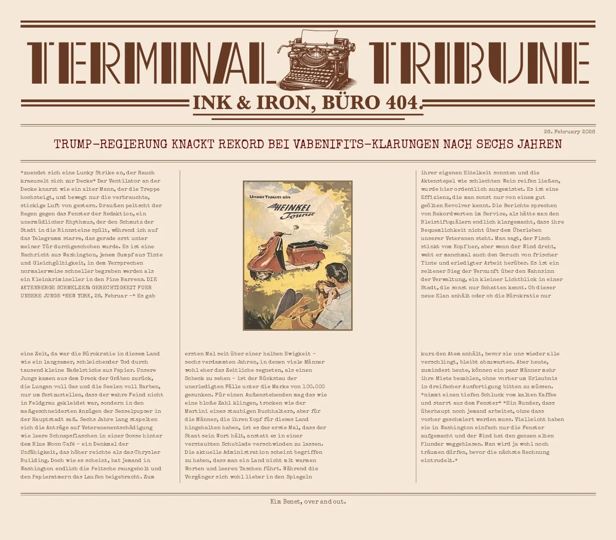 Trump-Regierung knackt Rekord bei VABenifits-Klarungen nach sechs Jahren