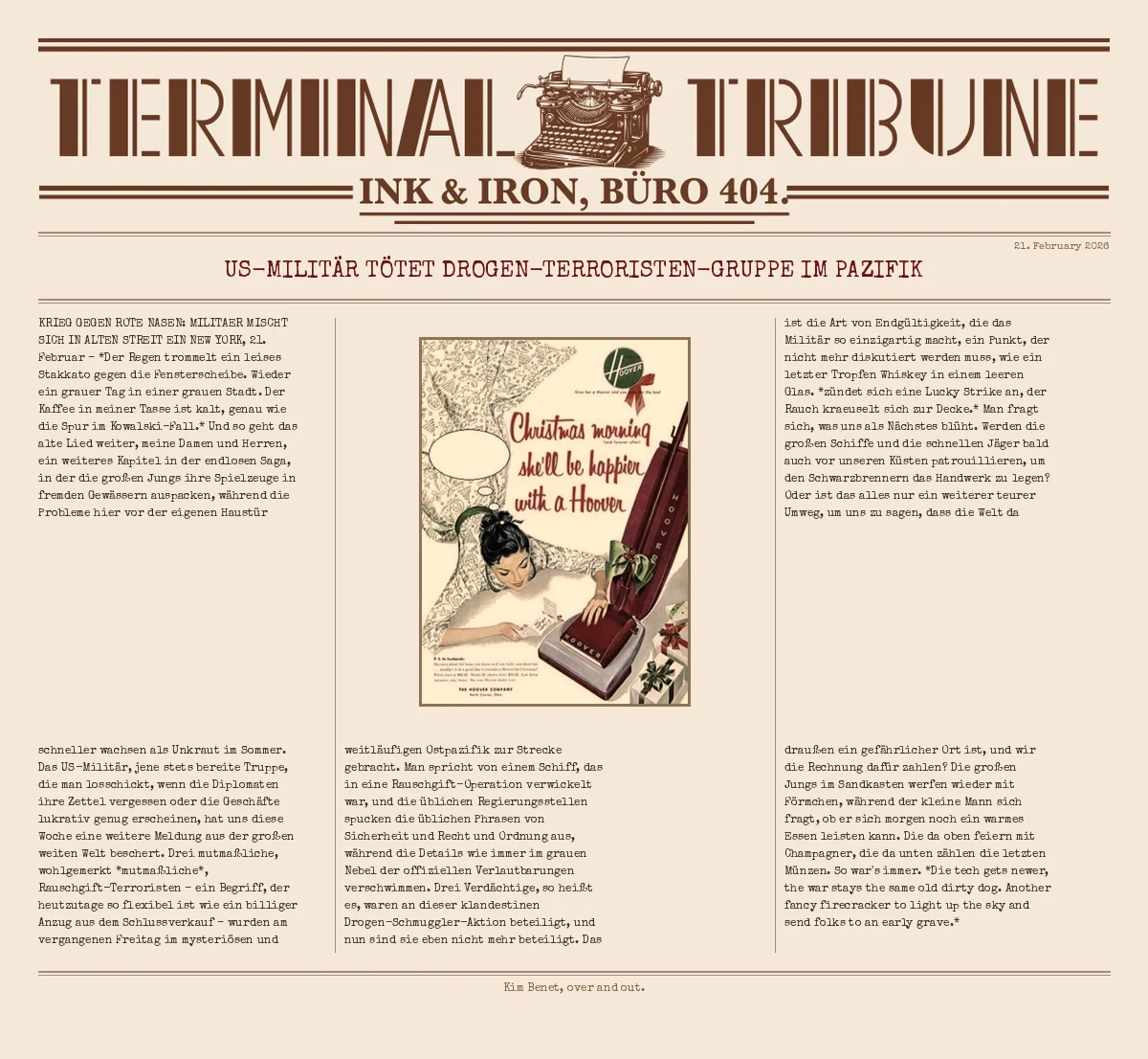 US-Militär tötet Drogen-Terroristen-Gruppe im Pazifik