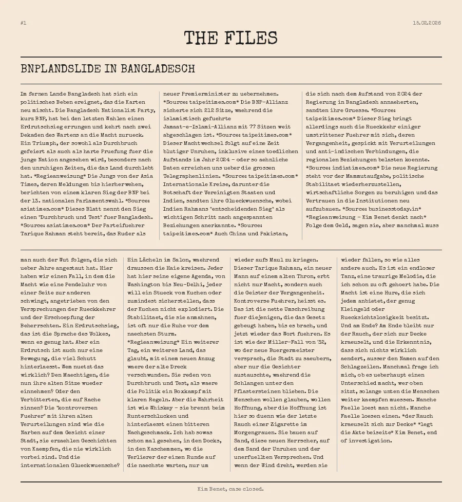 BNPLandslide in Bangladesch