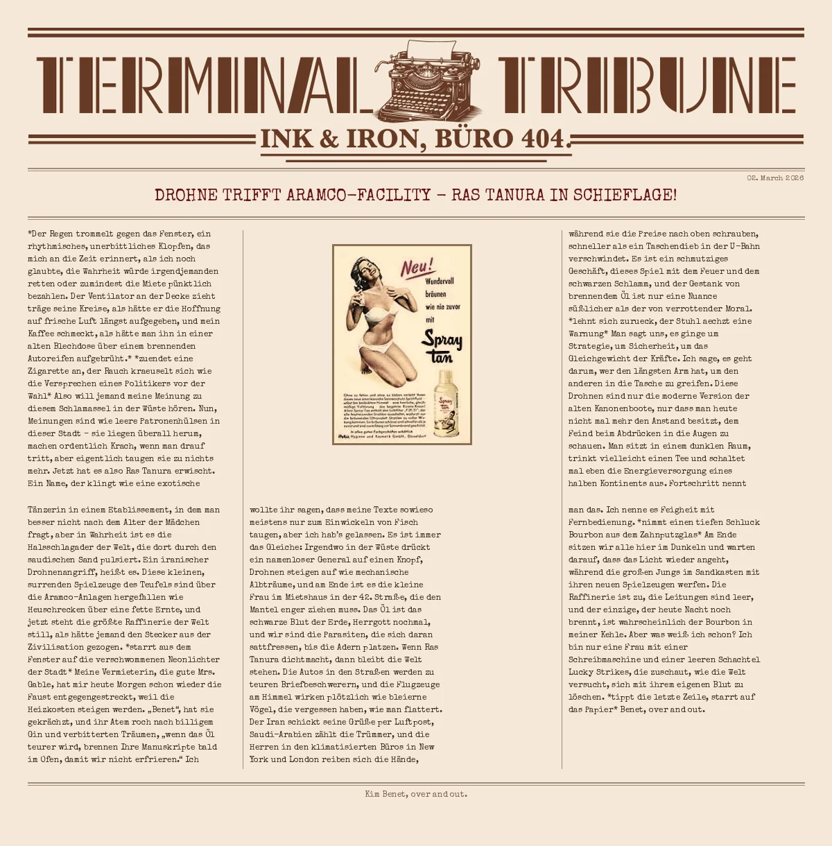 Drohne trifft Aramco-Facility - Ras Tanura in Schieflage!