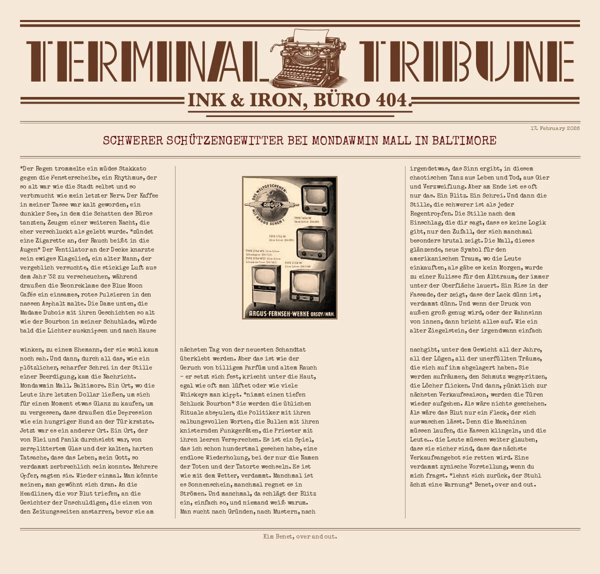 Schwerer Schützengewitter bei Mondawmin Mall in Baltimore