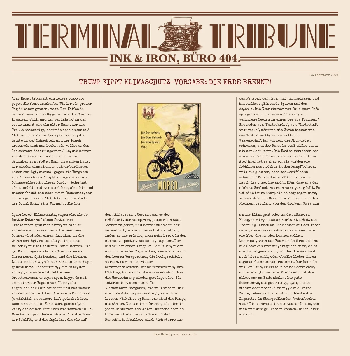 TRUMP KIPPT KLIMASCHUTZ-VORGABE: DIE ERDE BRENNT!