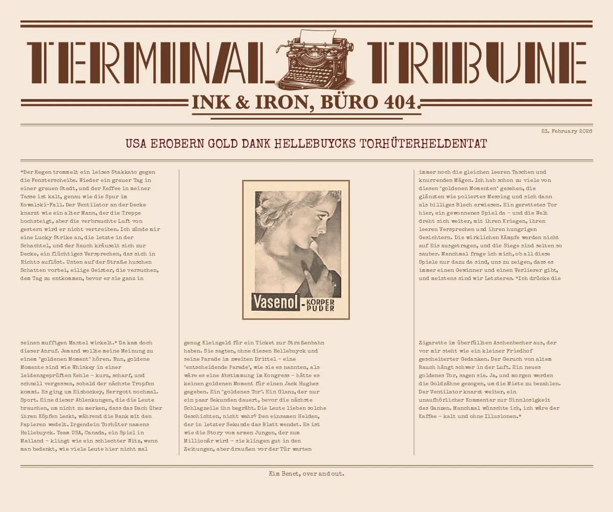 USA erobern Gold dank Hellebuycks Torhüterheldentat