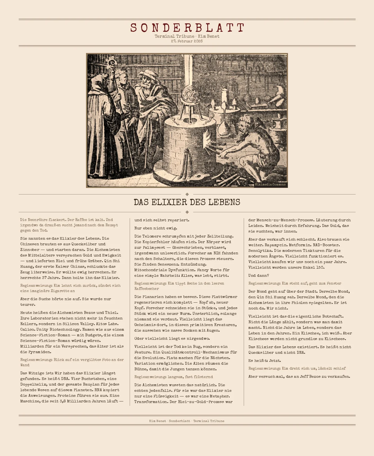 Das Elixier des Lebens