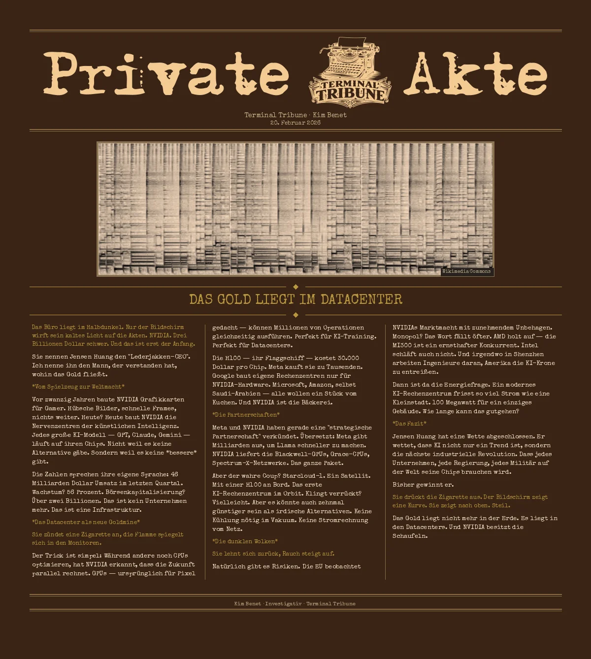 Das Gold liegt im Datacenter