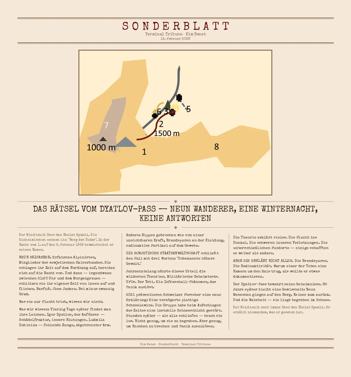 Das Rätsel vom Dyatlov-Pass — Neun Wanderer, eine Winternacht, keine Antworten