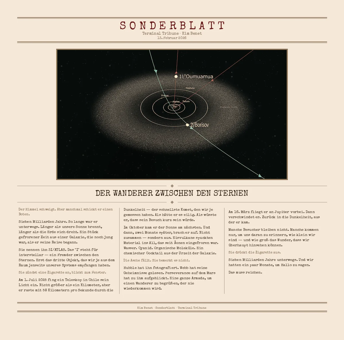 Der Wanderer zwischen den Sternen