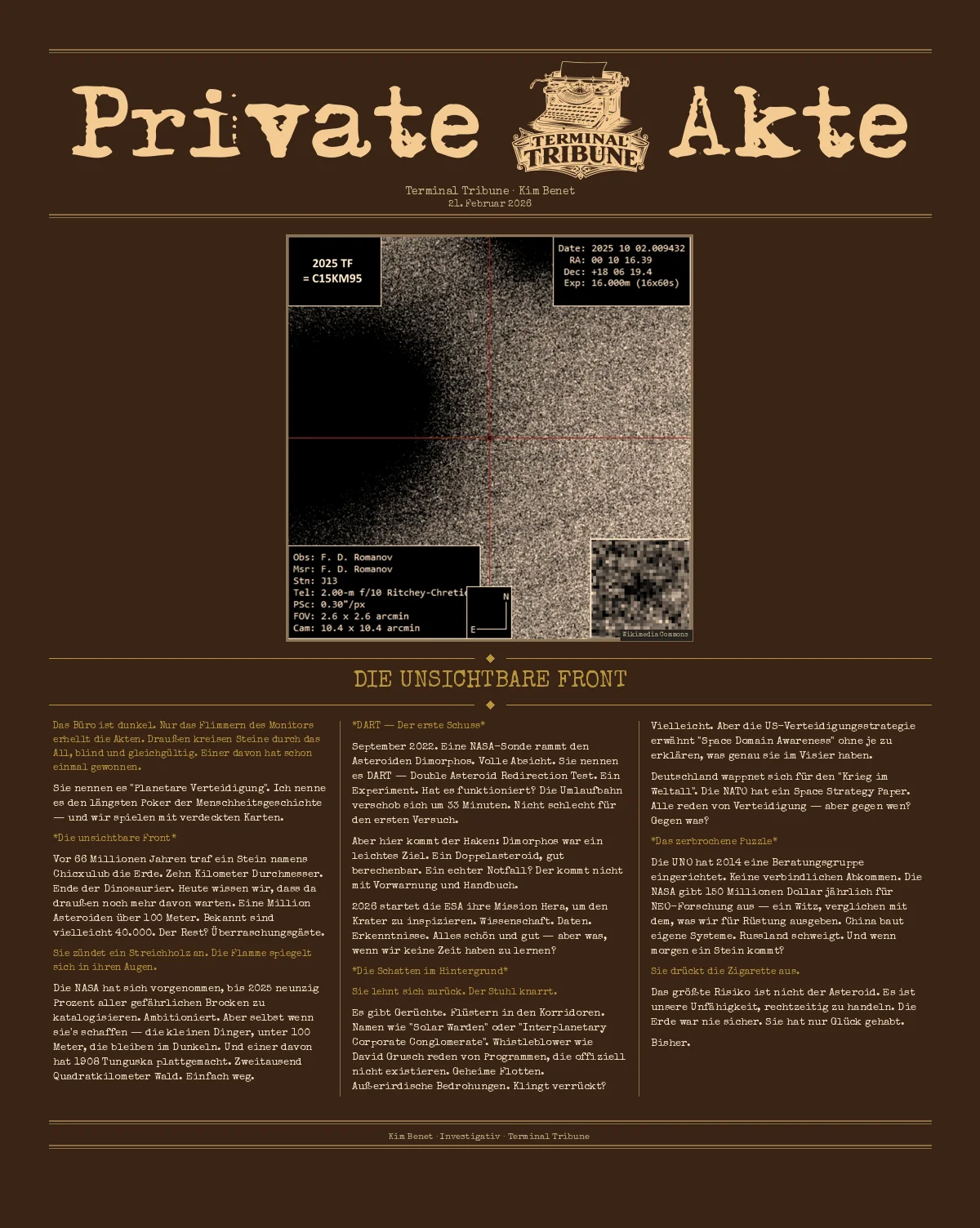 Die unsichtbare Front