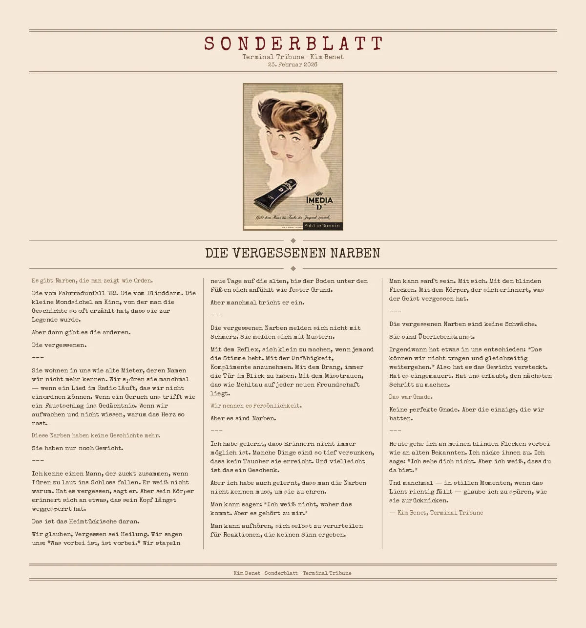 Die vergessenen Narben