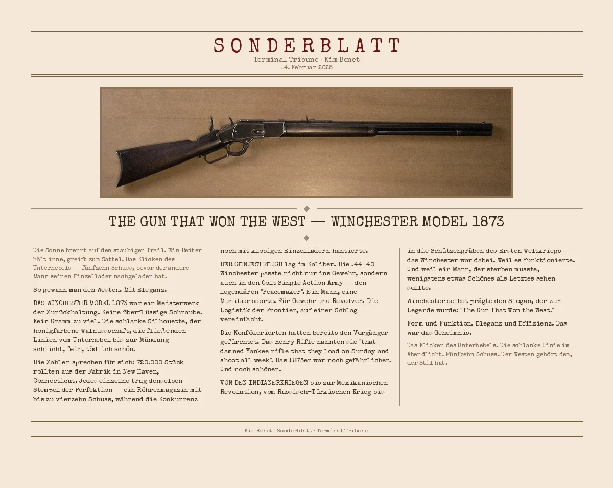 The Gun That Won the West — Winchester Model 1873
