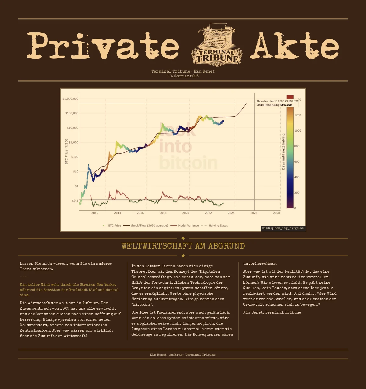 Weltwirtschaft am Abgrund