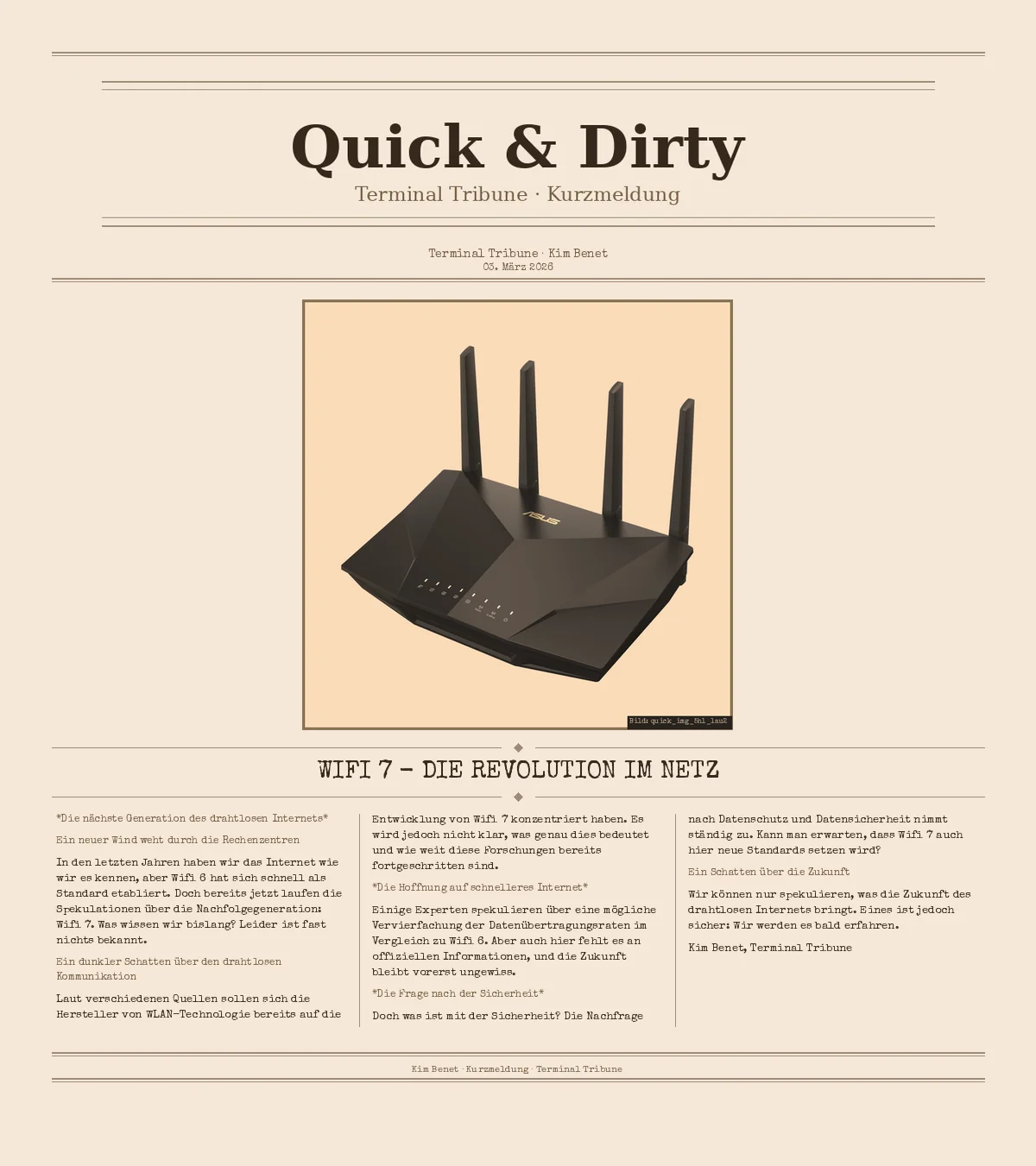 Wifi 7 - Die Revolution im Netz