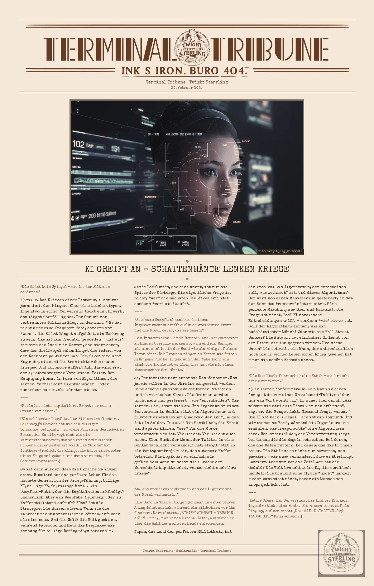 KI greift an – Schattenhände lenken Kriege