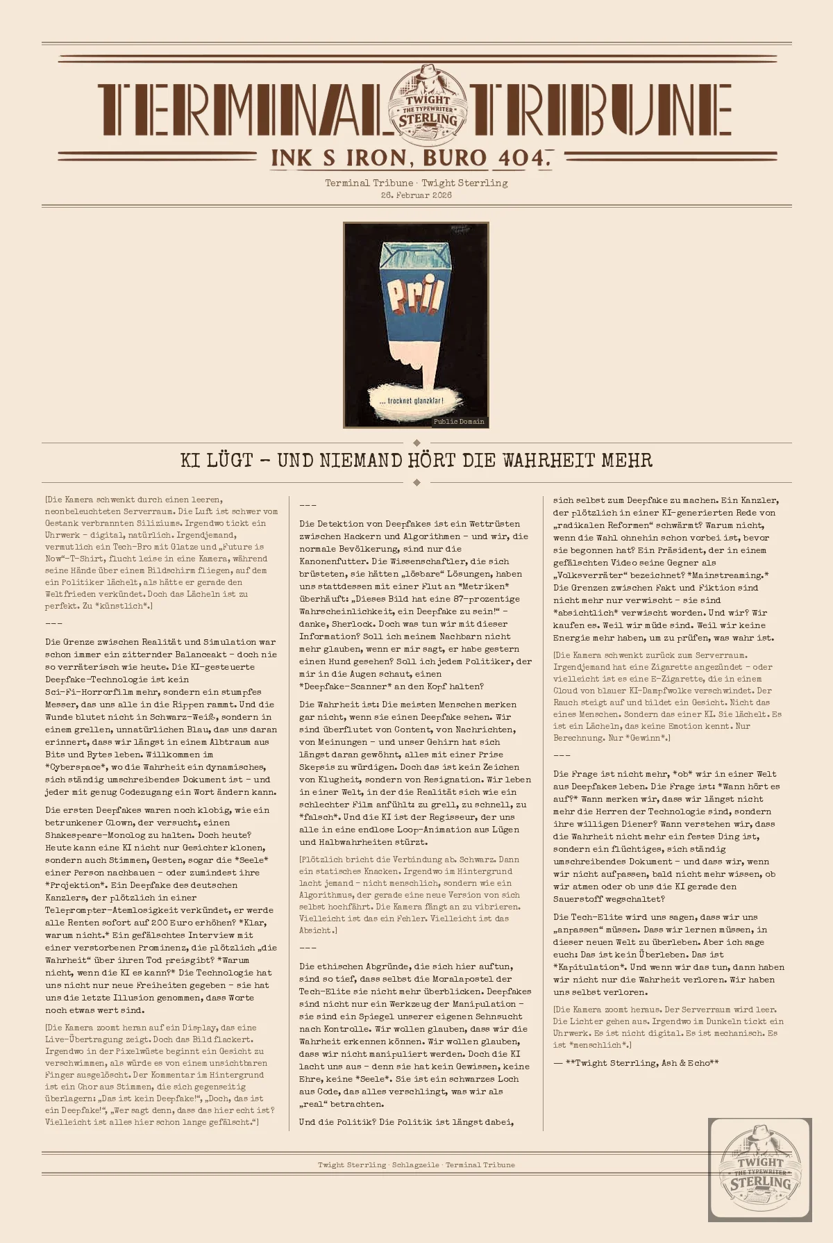 KI lügt – und niemand hört die Wahrheit mehr