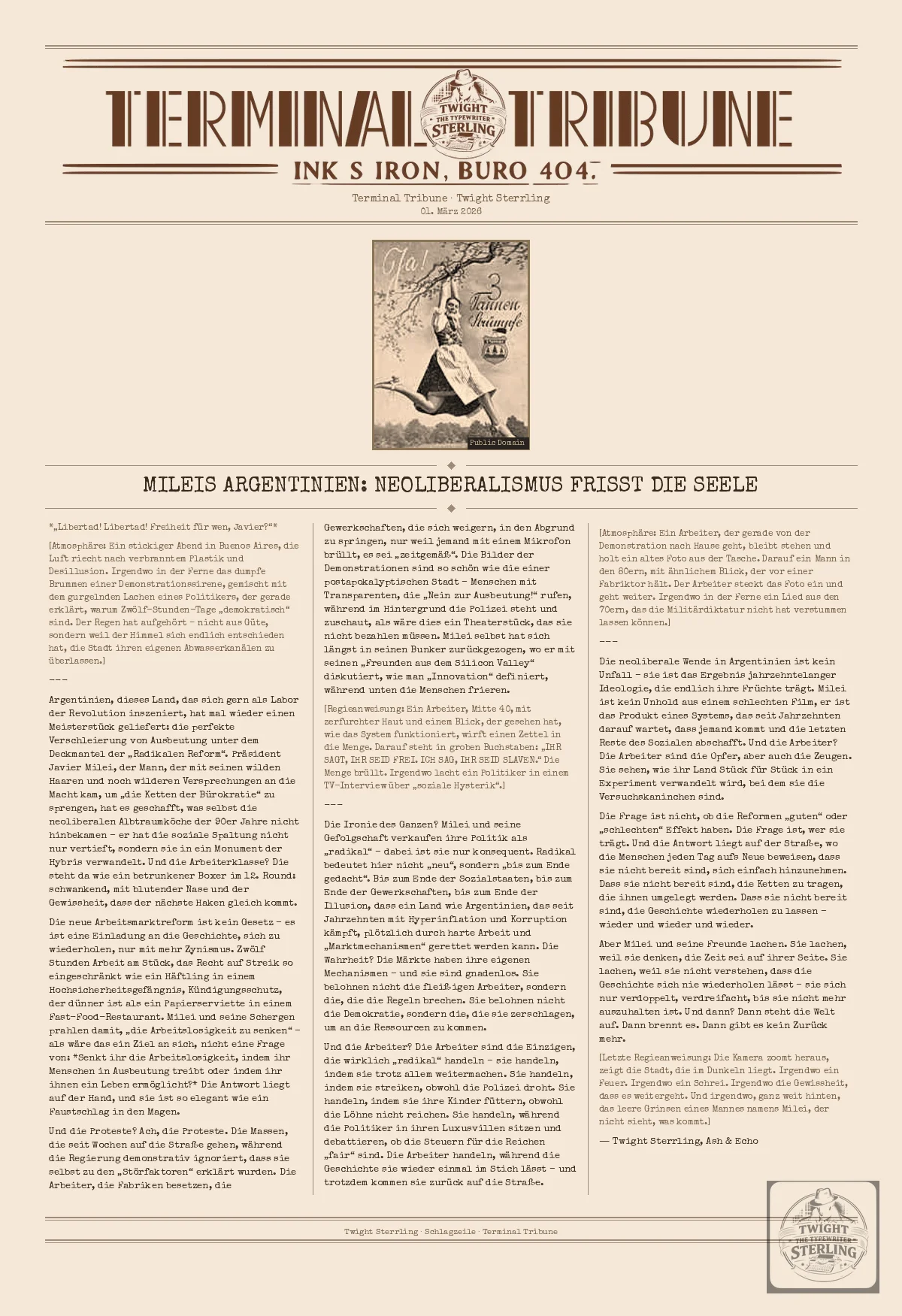 Mileis Argentinien: Neoliberalismus frisst die Seele